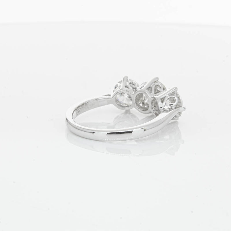 18ct White Gold 3.02ct Diamond Coronado Ring-Ring-Walker & Hall