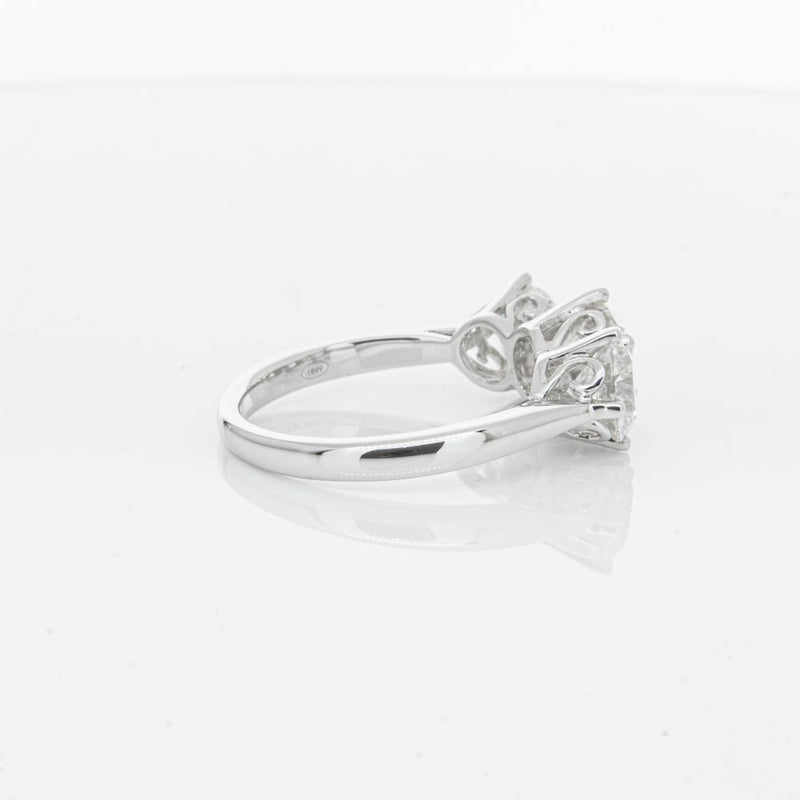 18ct White Gold 3.02ct Diamond Coronado Ring-Ring-Walker & Hall