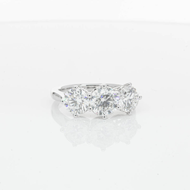 18ct White Gold 3.02ct Diamond Coronado Ring-Ring-Walker & Hall
