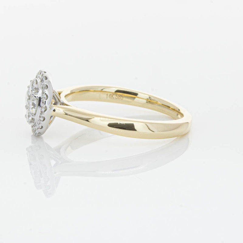 14ct Yellow Gold Diamond Saturn Ring-Ring-Walker & Hall