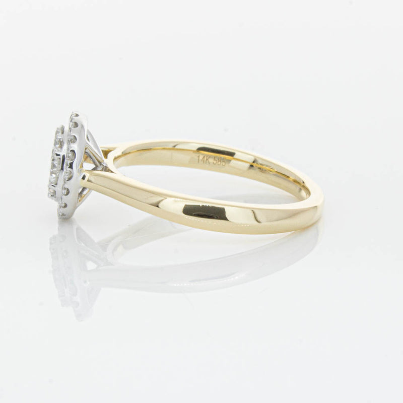 14ct Yellow Gold Diamond Saturn Ring-Ring-Walker & Hall