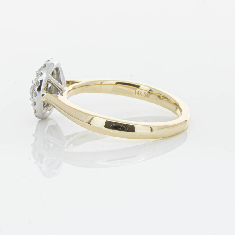 14ct Yellow Gold Diamond Saturn Ring-Ring-Walker & Hall