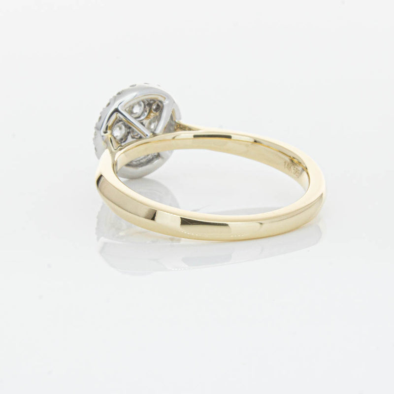 14ct Yellow Gold Diamond Saturn Ring-Ring-Walker & Hall