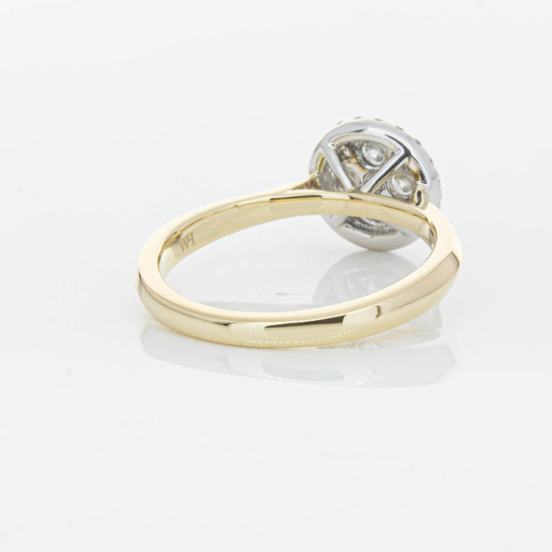 14ct Yellow Gold Diamond Saturn Ring-Ring-Walker & Hall
