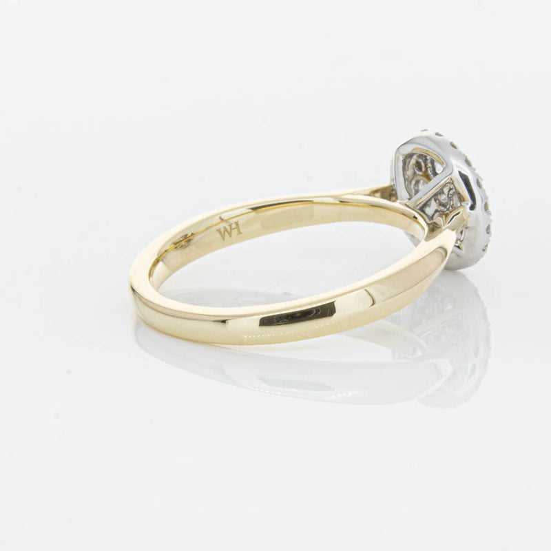 14ct Yellow Gold Diamond Saturn Ring-Ring-Walker & Hall