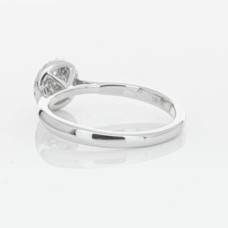 14ct White Gold Diamond Mini Saturn Ring-Ring-Walker & Hall