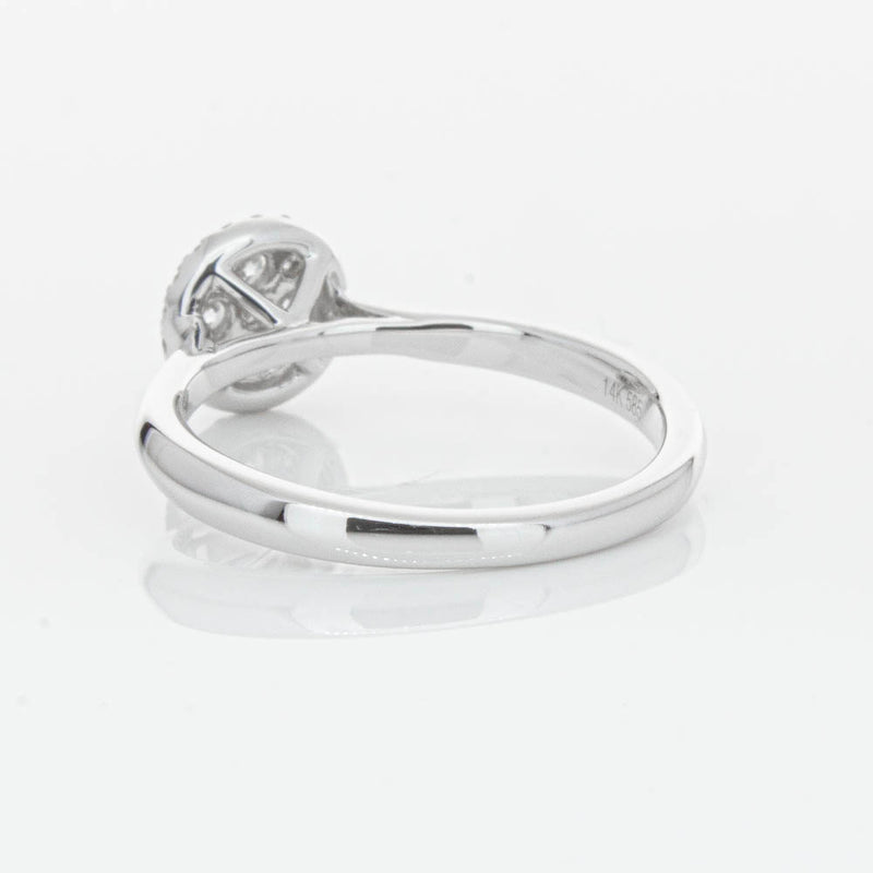 14ct White Gold Diamond Mini Saturn Ring-Ring-Walker & Hall