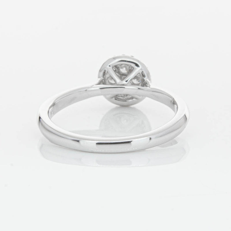 14ct White Gold Diamond Mini Saturn Ring-Ring-Walker & Hall