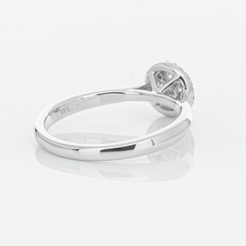 14ct White Gold Diamond Mini Saturn Ring-Ring-Walker & Hall