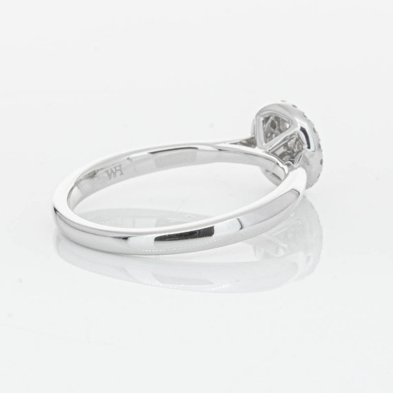 14ct White Gold Diamond Mini Saturn Ring-Ring-Walker & Hall