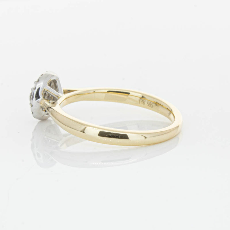 14ct Yellow Gold Diamond Mini Saturn Ring-Ring-Walker & Hall