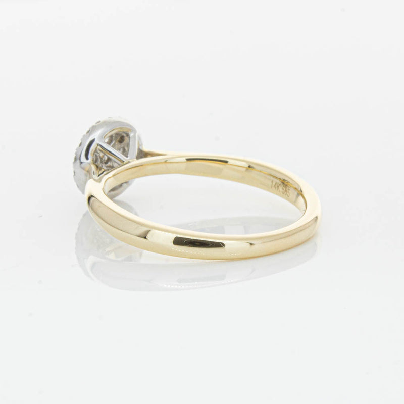 14ct Yellow Gold Diamond Mini Saturn Ring-Ring-Walker & Hall