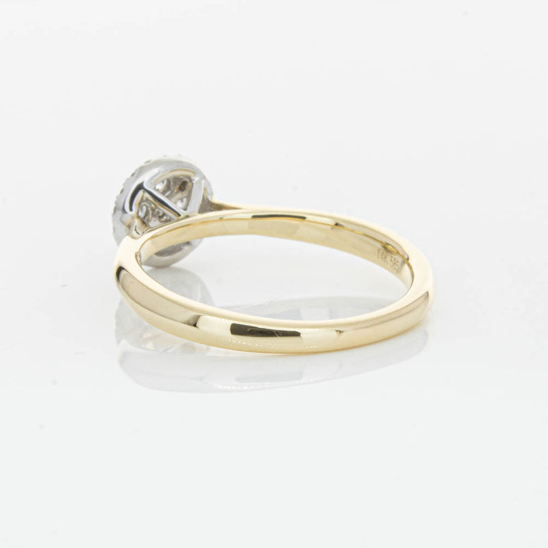 14ct Yellow Gold Diamond Mini Saturn Ring-Ring-Walker & Hall