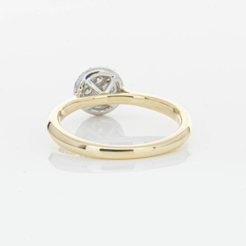 14ct Yellow Gold Diamond Mini Saturn Ring-Ring-Walker & Hall