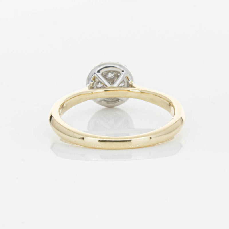 14ct Yellow Gold Diamond Mini Saturn Ring-Ring-Walker & Hall