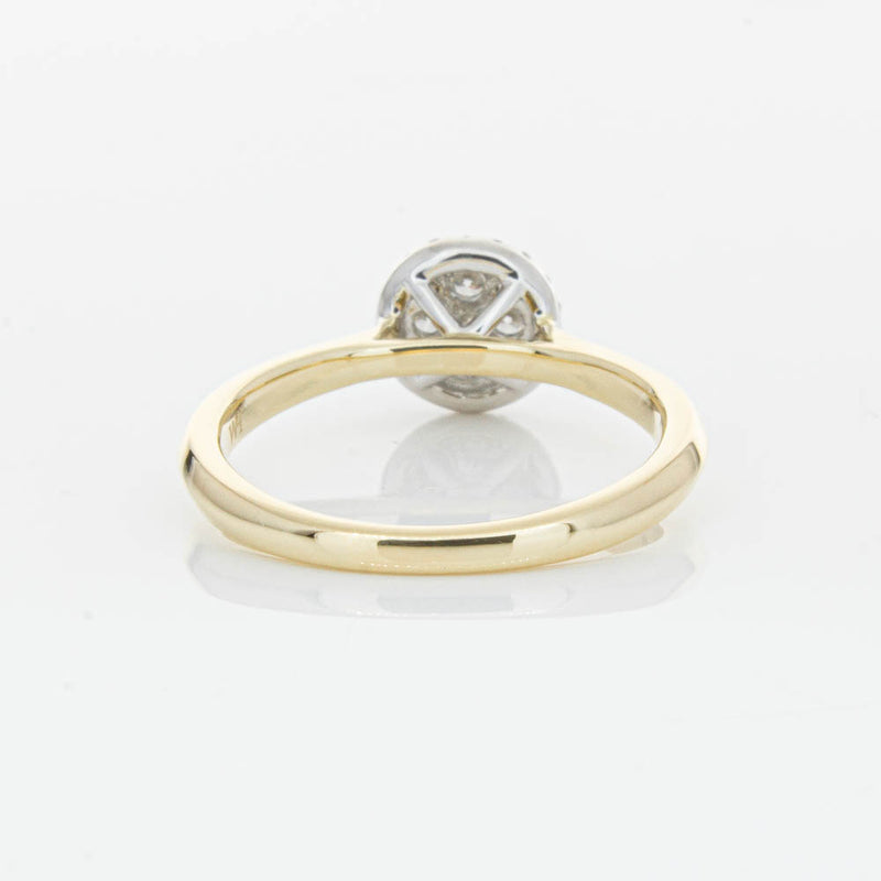 14ct Yellow Gold Diamond Mini Saturn Ring-Ring-Walker & Hall