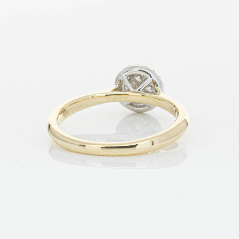 14ct Yellow Gold Diamond Mini Saturn Ring-Ring-Walker & Hall