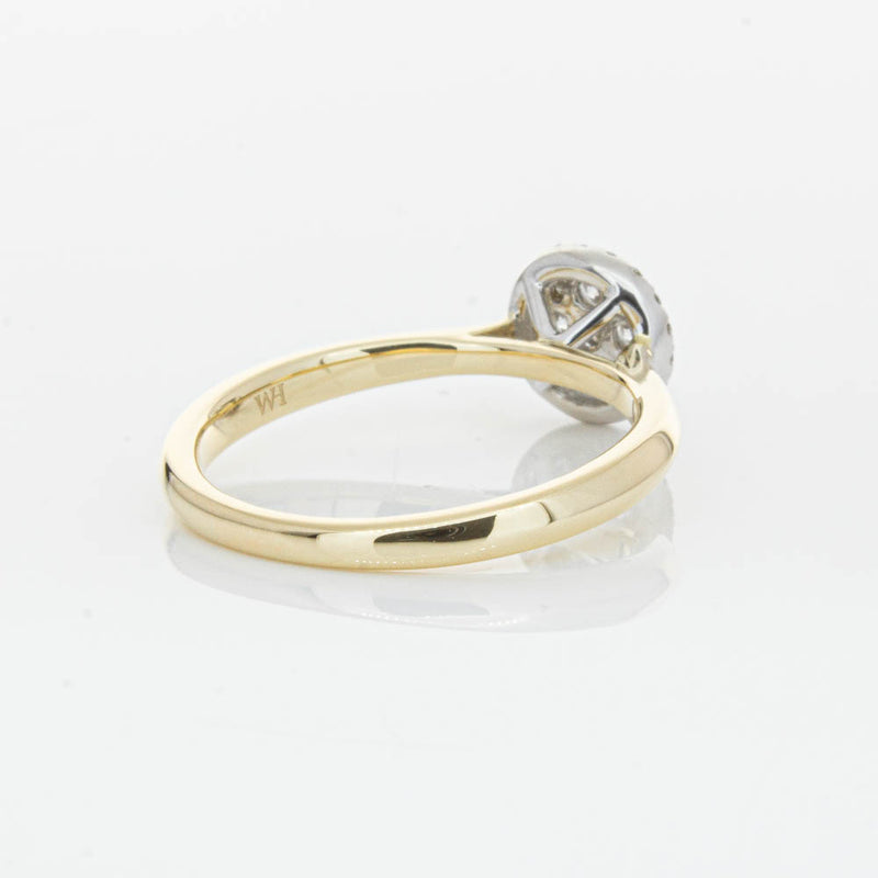 14ct Yellow Gold Diamond Mini Saturn Ring-Ring-Walker & Hall