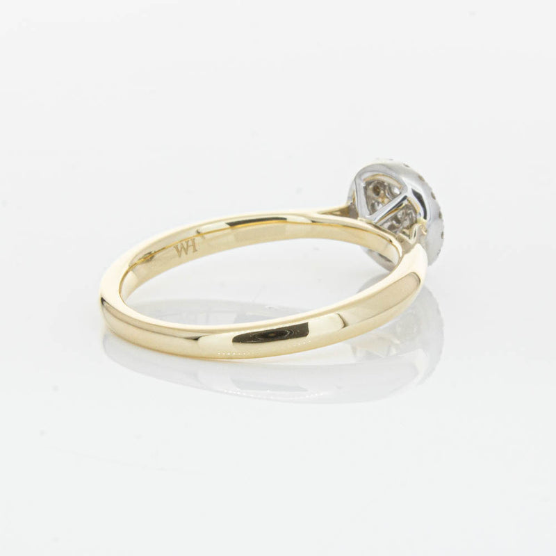 14ct Yellow Gold Diamond Mini Saturn Ring-Ring-Walker & Hall