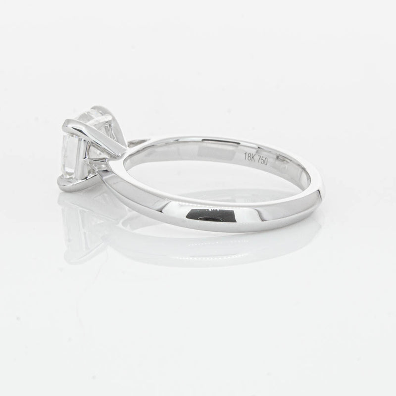 18ct White Gold 2.01ct Cushion Cut Diamond Venetian Ring-Ring-Walker & Hall