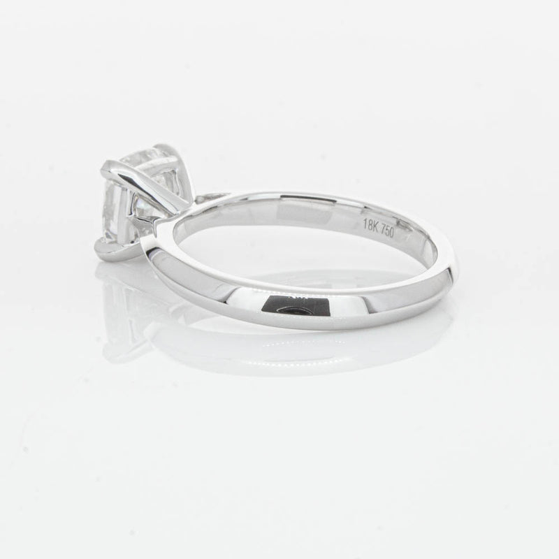 18ct White Gold 2.01ct Cushion Cut Diamond Venetian Ring-Ring-Walker & Hall