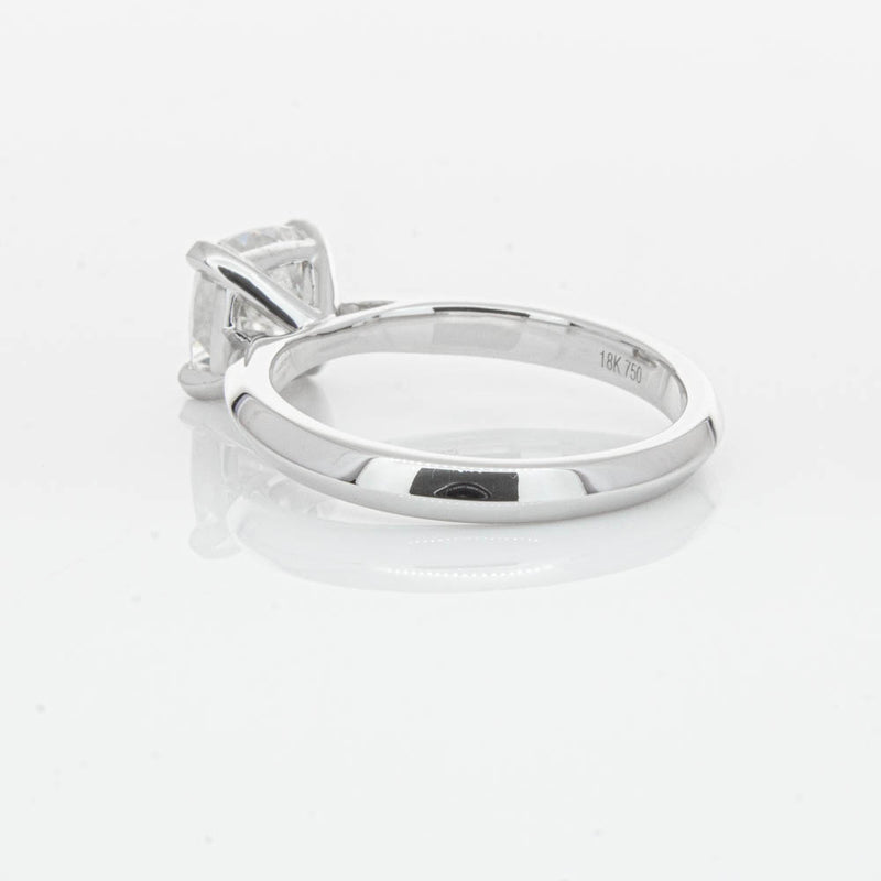 18ct White Gold 2.01ct Cushion Cut Diamond Venetian Ring-Ring-Walker & Hall