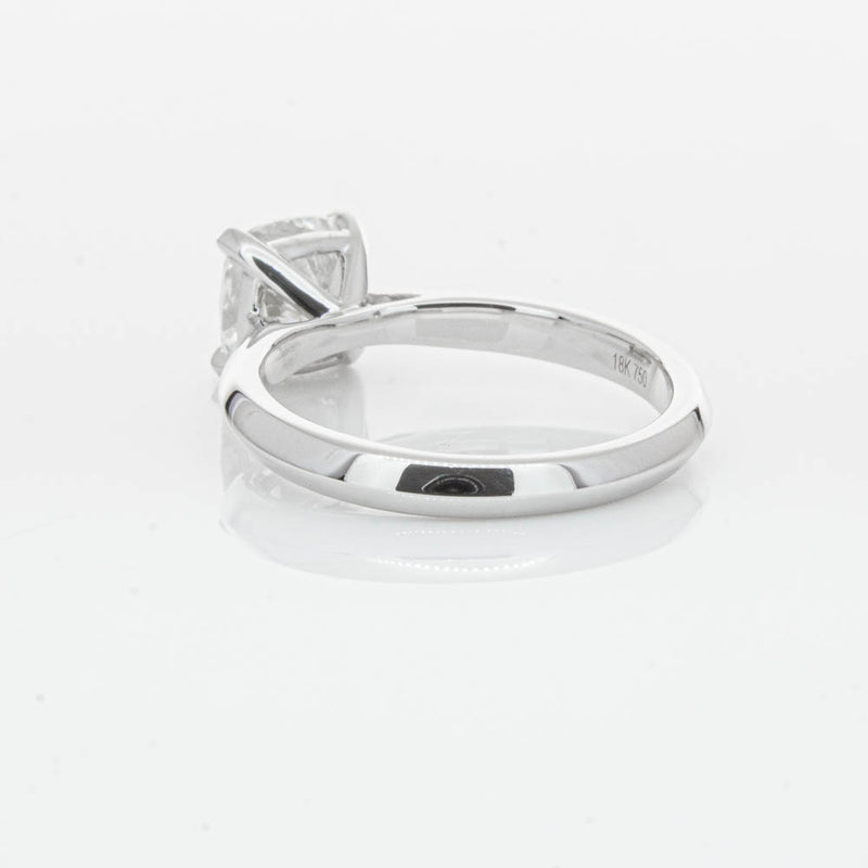 18ct White Gold 2.01ct Cushion Cut Diamond Venetian Ring-Ring-Walker & Hall