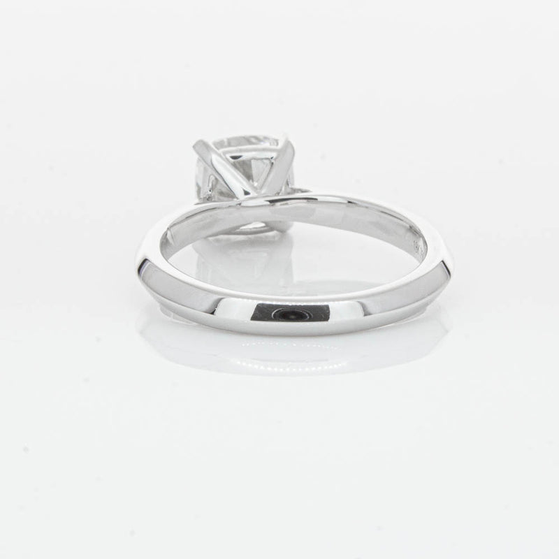 18ct White Gold 2.01ct Cushion Cut Diamond Venetian Ring-Ring-Walker & Hall