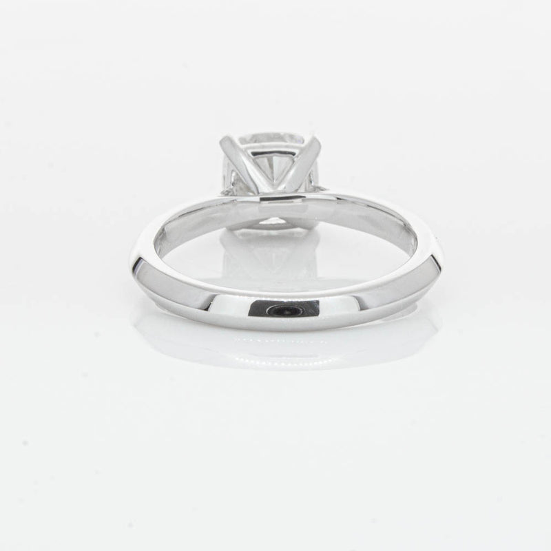 18ct White Gold 2.01ct Cushion Cut Diamond Venetian Ring-Ring-Walker & Hall