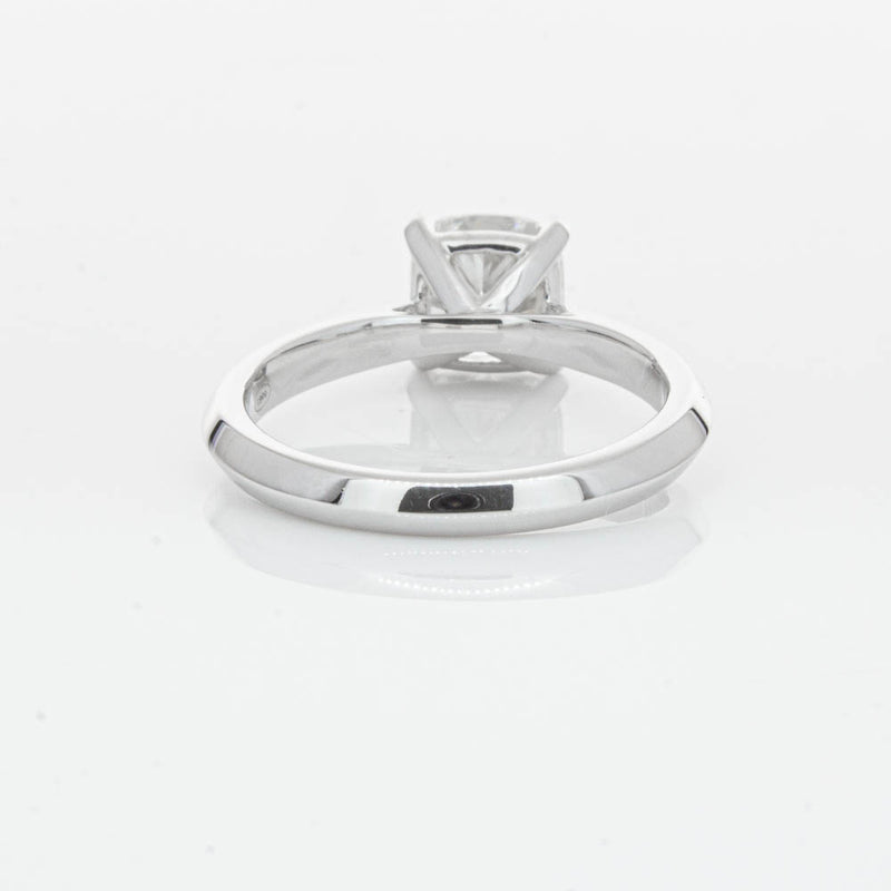 18ct White Gold 2.01ct Cushion Cut Diamond Venetian Ring-Ring-Walker & Hall
