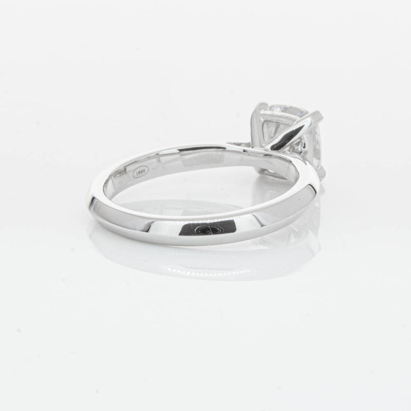 18ct White Gold 2.01ct Cushion Cut Diamond Venetian Ring-Ring-Walker & Hall