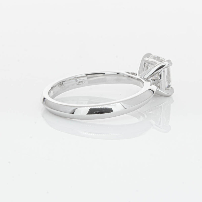 18ct White Gold 2.01ct Cushion Cut Diamond Venetian Ring-Ring-Walker & Hall