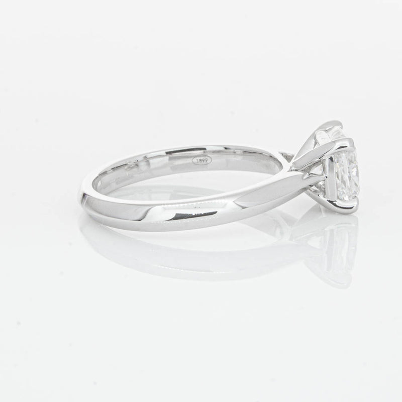 18ct White Gold 2.01ct Cushion Cut Diamond Venetian Ring-Ring-Walker & Hall