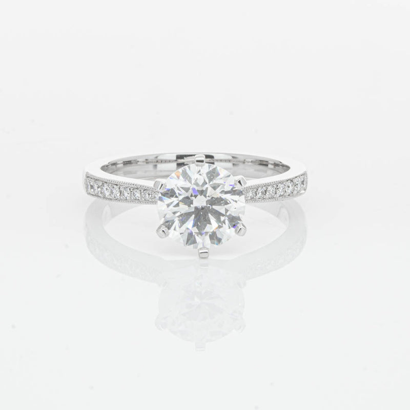 18ct White Gold 1.50ct Diamond Zenith Ring-Ring-Walker & Hall