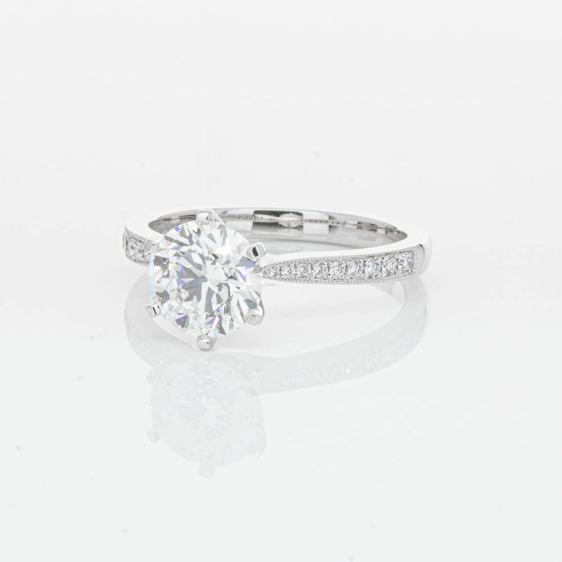 18ct White Gold 1.50ct Diamond Zenith Ring-Ring-Walker & Hall