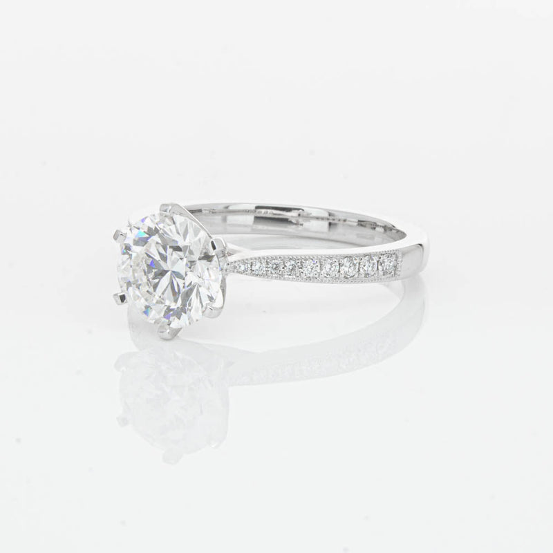 18ct White Gold 1.50ct Diamond Zenith Ring-Ring-Walker & Hall