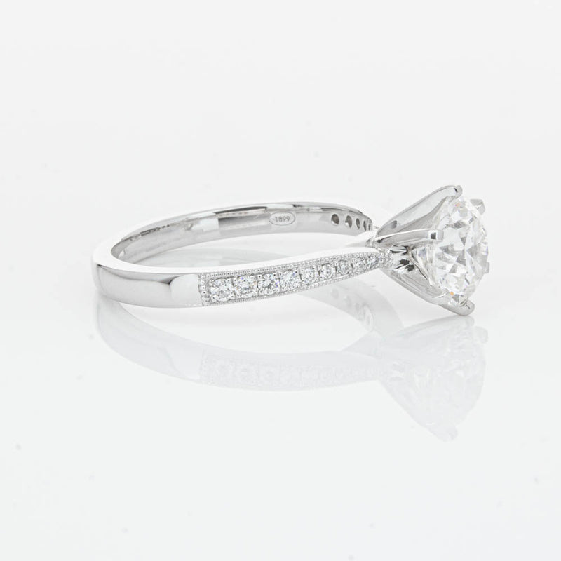 18ct White Gold 1.50ct Diamond Zenith Ring-Ring-Walker & Hall