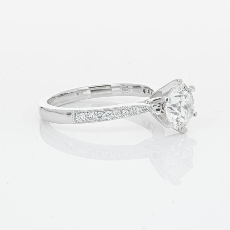 18ct White Gold 1.50ct Diamond Zenith Ring-Ring-Walker & Hall