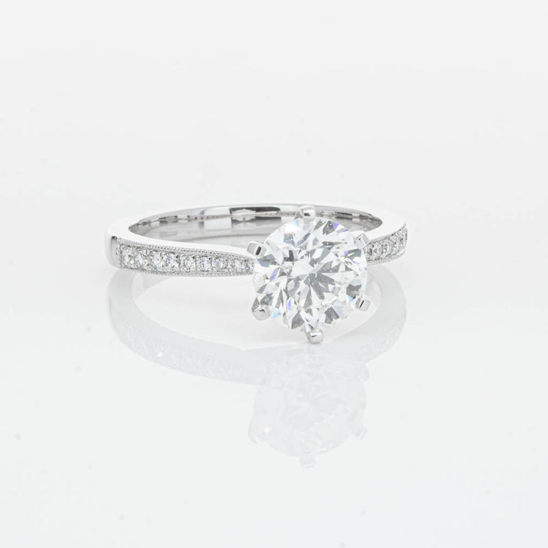 18ct White Gold 1.50ct Diamond Zenith Ring-Ring-Walker & Hall