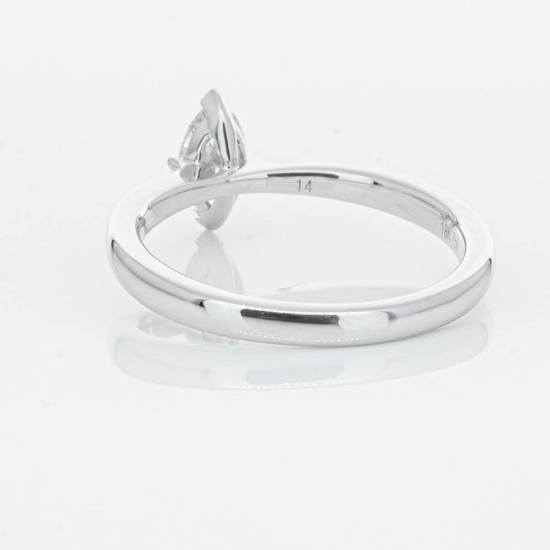 18ct White Gold .50ct Marquise Cut Diamond Royale Ring-Ring-Walker & Hall