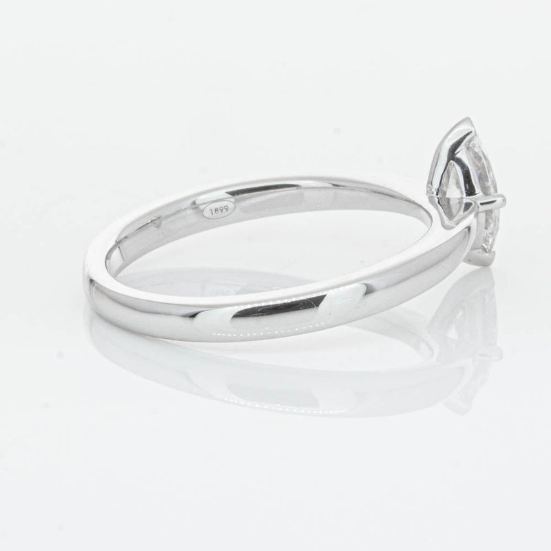 18ct White Gold .50ct Marquise Cut Diamond Royale Ring-Ring-Walker & Hall