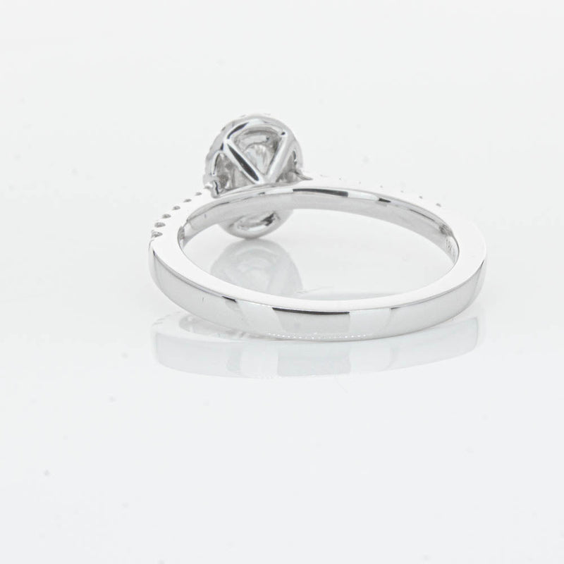 18ct White Gold .50ct Oval Cut Diamond Lola Ring-Ring-Walker & Hall