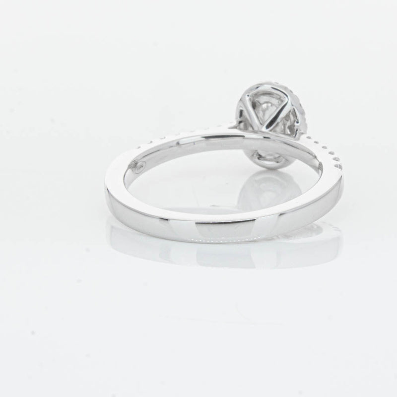 18ct White Gold .50ct Oval Cut Diamond Lola Ring-Ring-Walker & Hall