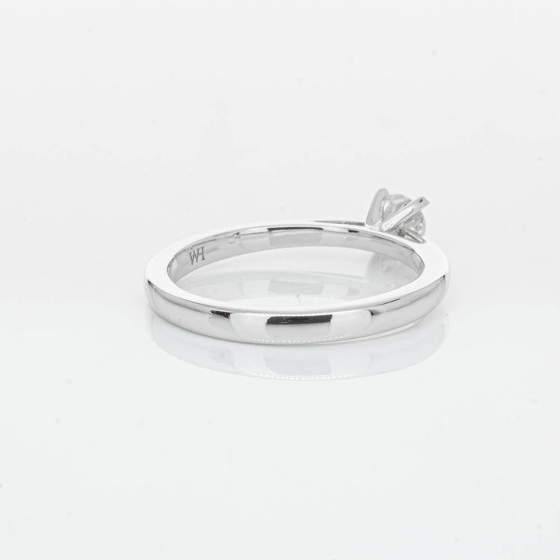 14ct White Gold .30ct Diamond Luna Ring-Ring-Walker & Hall