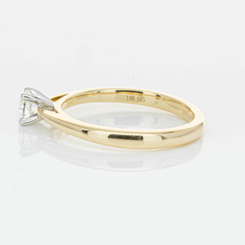 14ct Yellow Gold .30ct Diamond Luna Ring-Ring-Walker & Hall