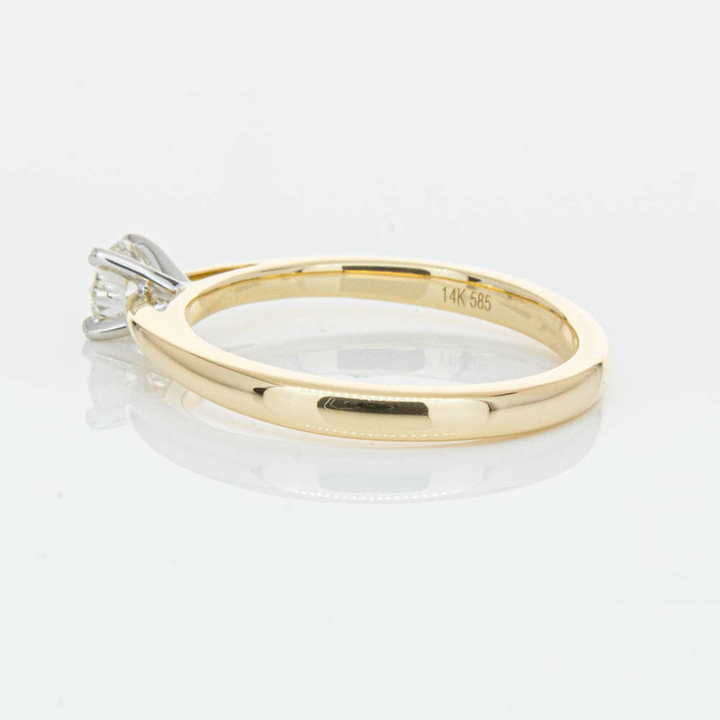 14ct Yellow Gold .30ct Diamond Luna Ring-Ring-Walker & Hall