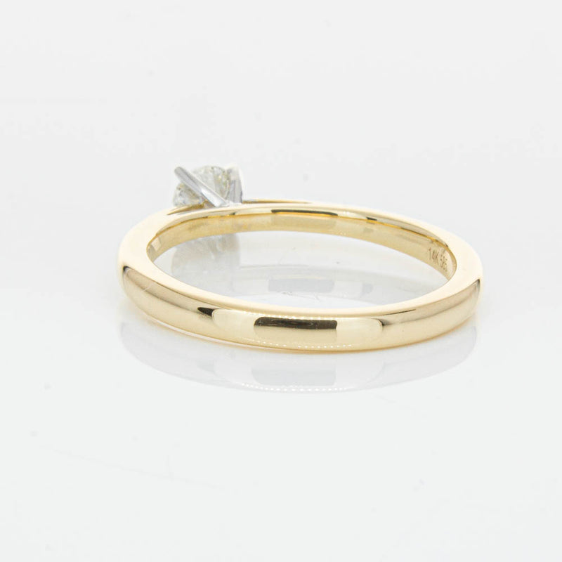 14ct Yellow Gold .30ct Diamond Luna Ring-Ring-Walker & Hall