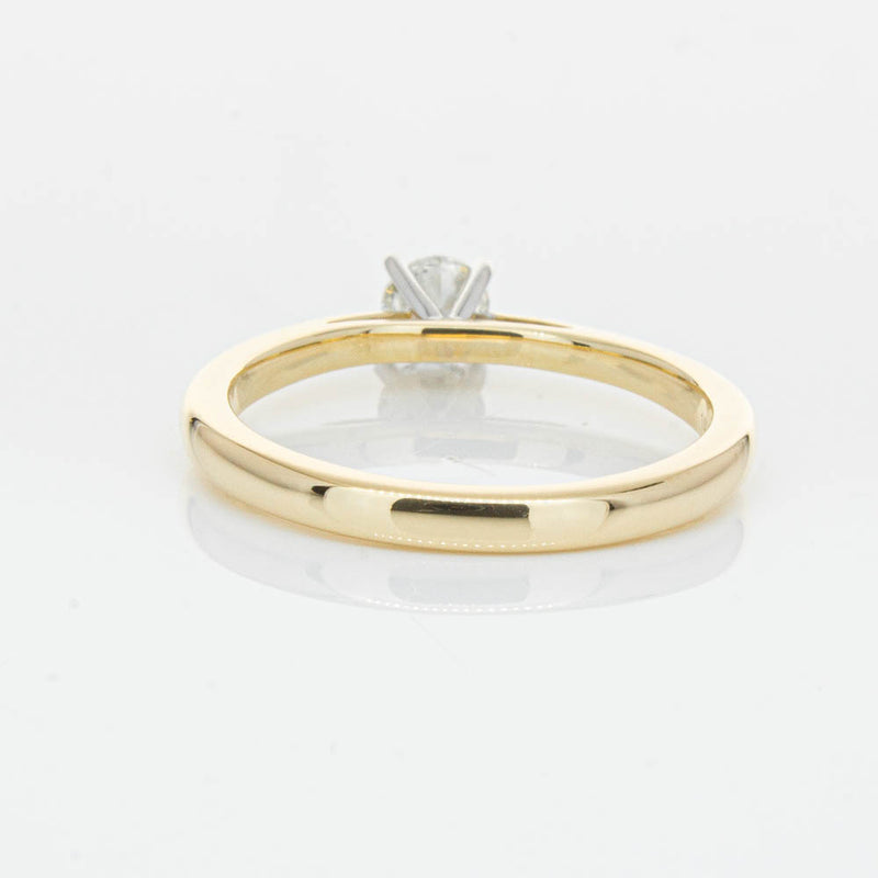 14ct Yellow Gold .30ct Diamond Luna Ring-Ring-Walker & Hall