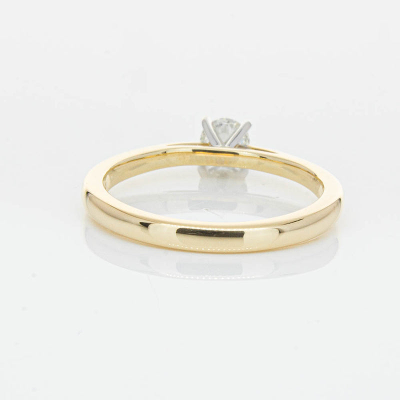 14ct Yellow Gold .30ct Diamond Luna Ring-Ring-Walker & Hall