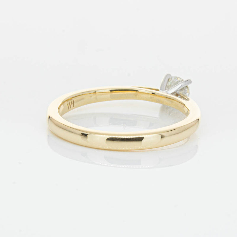 14ct Yellow Gold .30ct Diamond Luna Ring-Ring-Walker & Hall